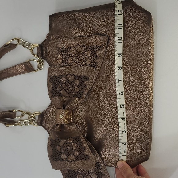 Cute purse with big bow copper color - Picture 11 of 13